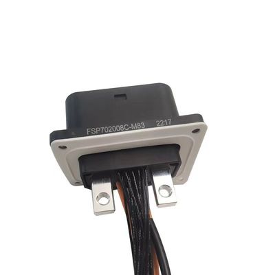Conector híbrido de sinal de energia 200A 1000V DC IP67 para armazenamento de energia e veículos elétricos de baixa velocidade