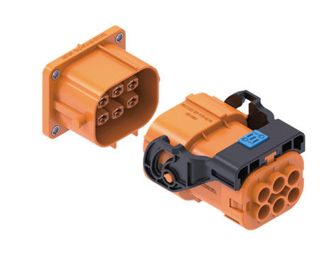 Neopower 6-Pin High Voltage 1000V 35A Conector de energia e sinal automotivo com blindagem de 360°