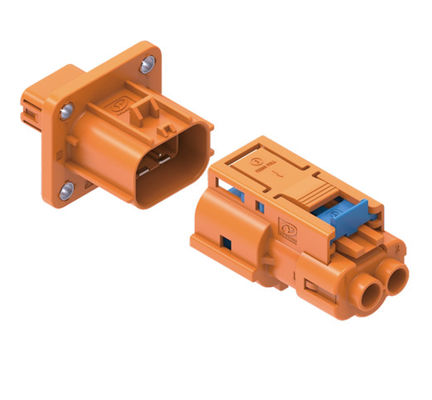 Conector Automotivo Híbrido de 2 Pinos Neopower 24A 800V com HVIL e Blindagem 360°