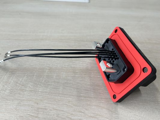 Conector híbrido 200A 1000V DC IP67 FSP 8.0 para armazenamento de energia empilhado e troca de bateria de veículos elétricos de baixa velocidade