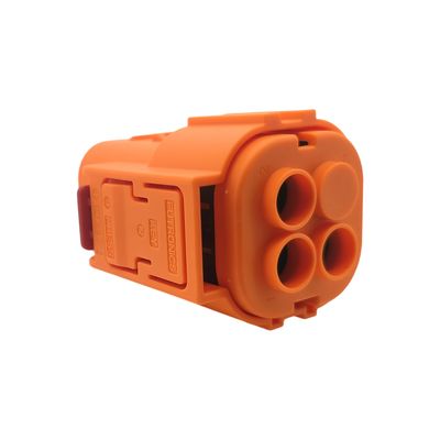 IP67B Conector EV de 3 pinos de plástico 1000V 80A para bateria A/C PTC