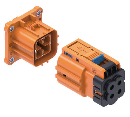 Conector de alta tensão de 4 pines Neopower 40A 1000V para aplicações industriais e de veículos elétricos